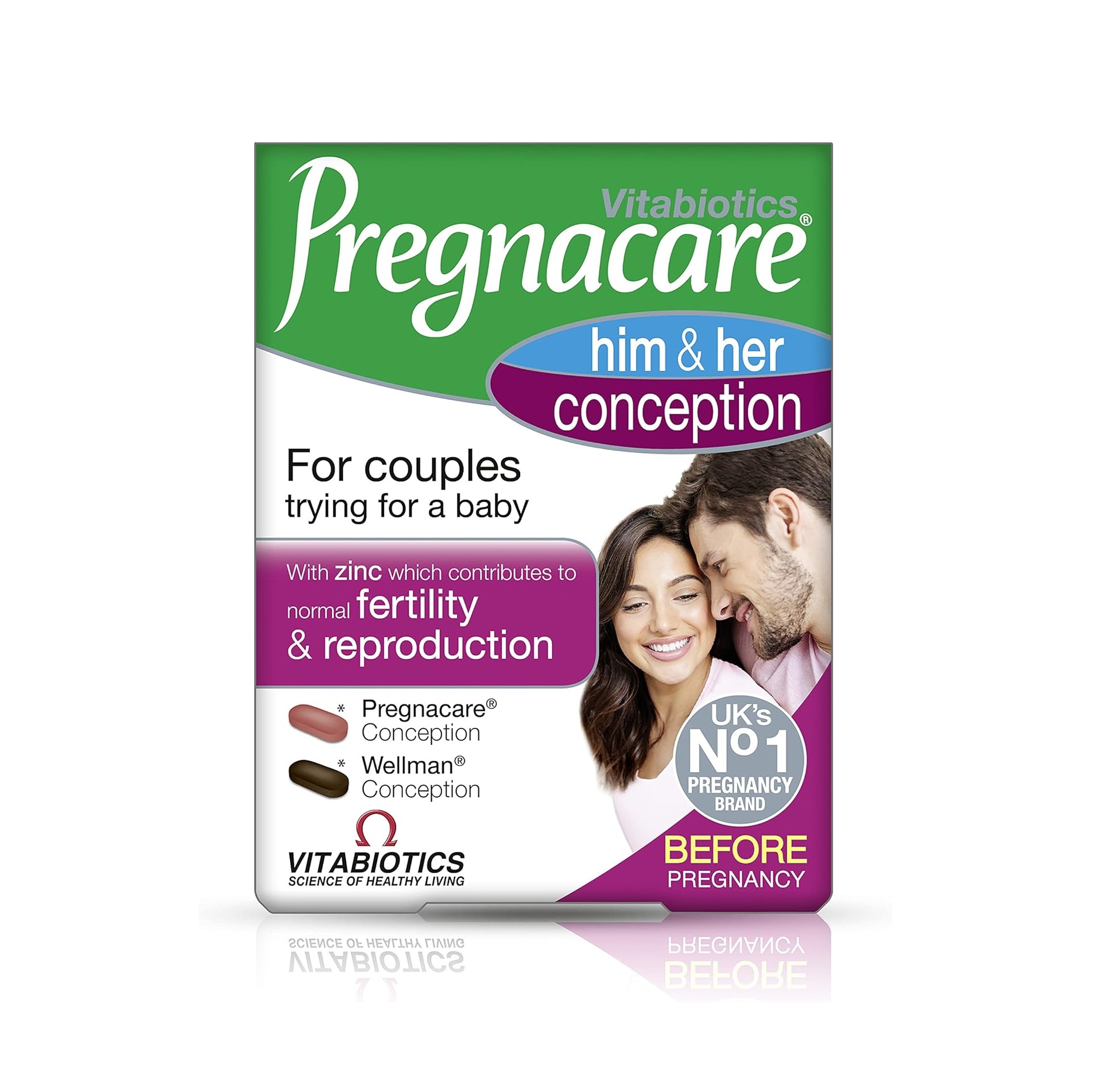 Vitabiotics Pregnacare Him & Her Conception - 60 Tablets