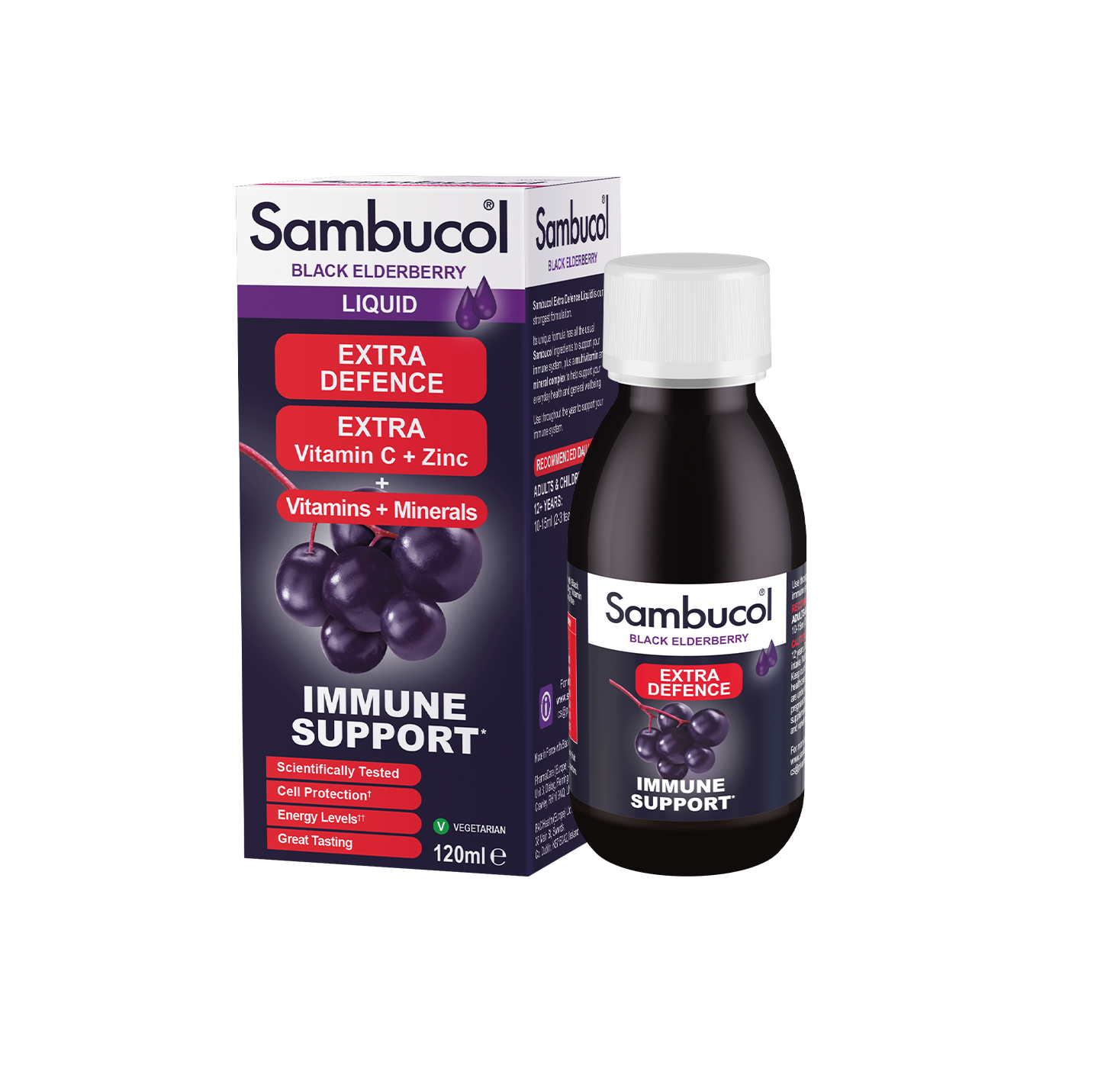Sambucol Extra Defence Liquid - 120ml