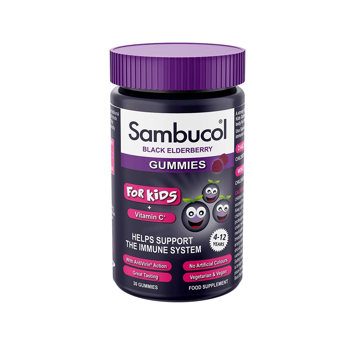Sambucol Black Elderberry Gummies For Kids - 30 Gummies