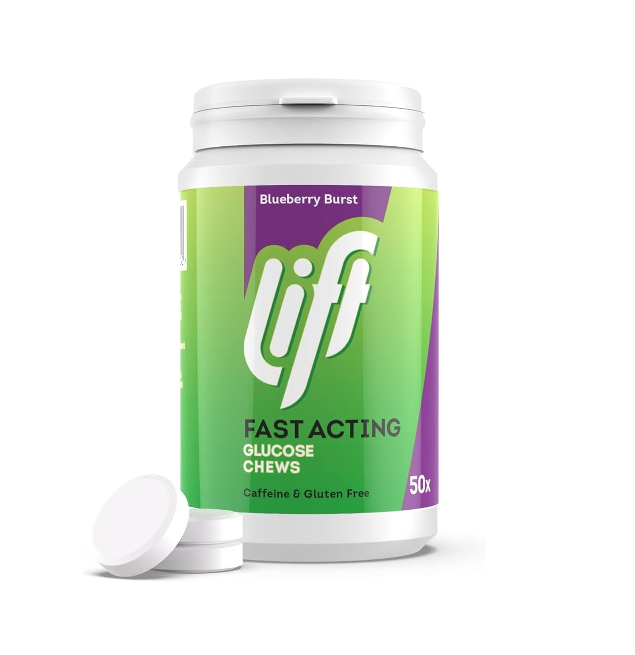 Lift Glucose Tablets Juicy Raspberry - 50 Tablets