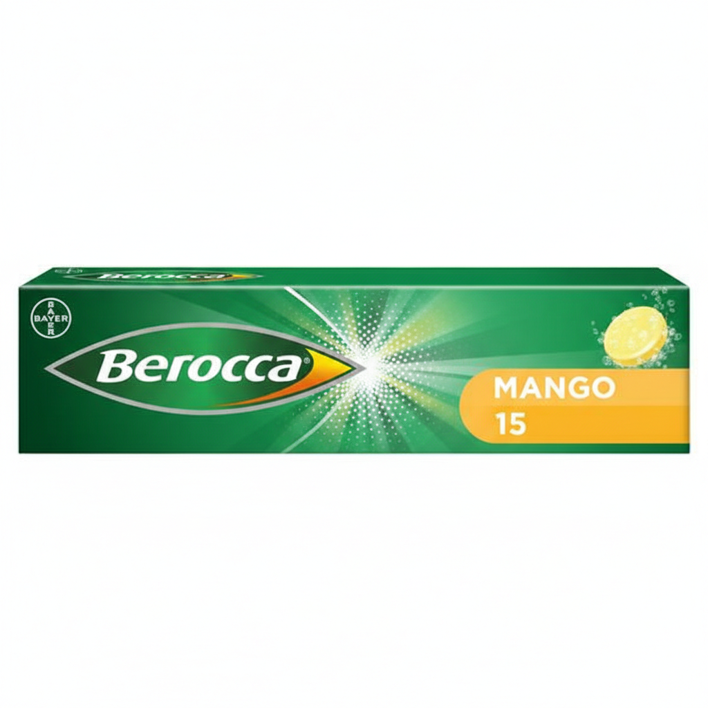 Berocca Mango - 15 Effervescent Tablets