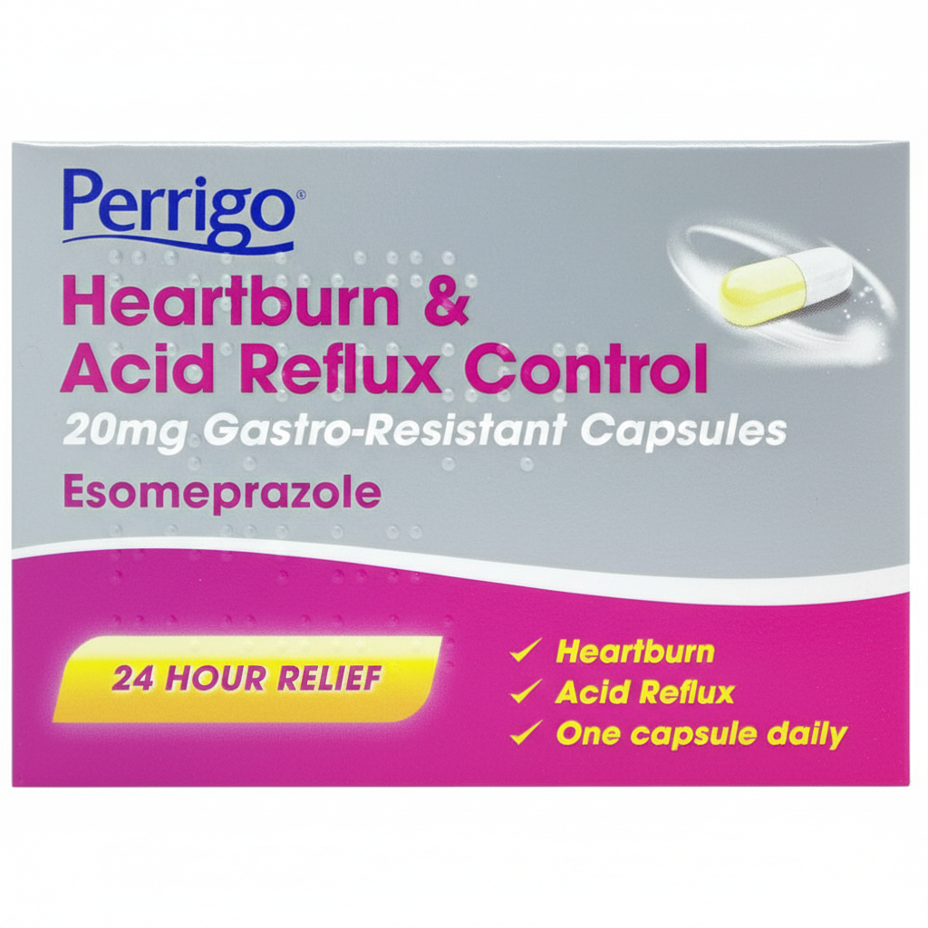 Perrigo Heartburn & Acid Reflux Control 20mg - 14 Capsules