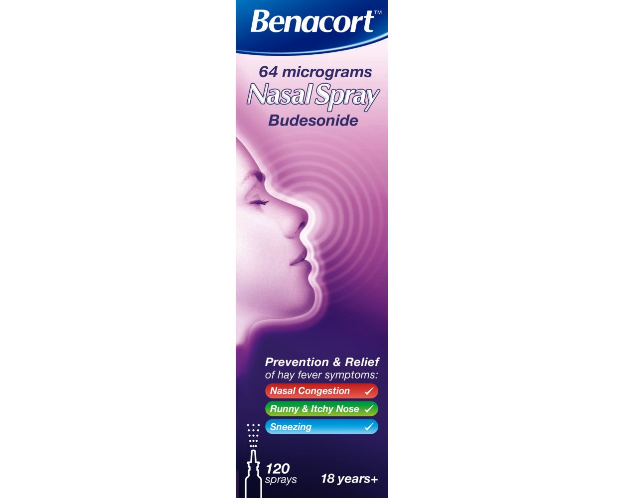 Benacort 64 Micrograms Nasal Spray – 10ml