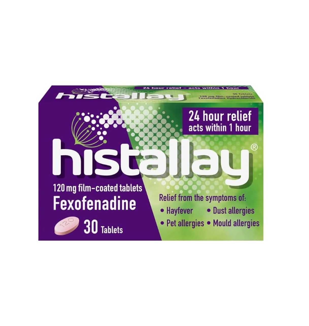 Histallay 120mg Film-Coated Tablets - 30 Tablets