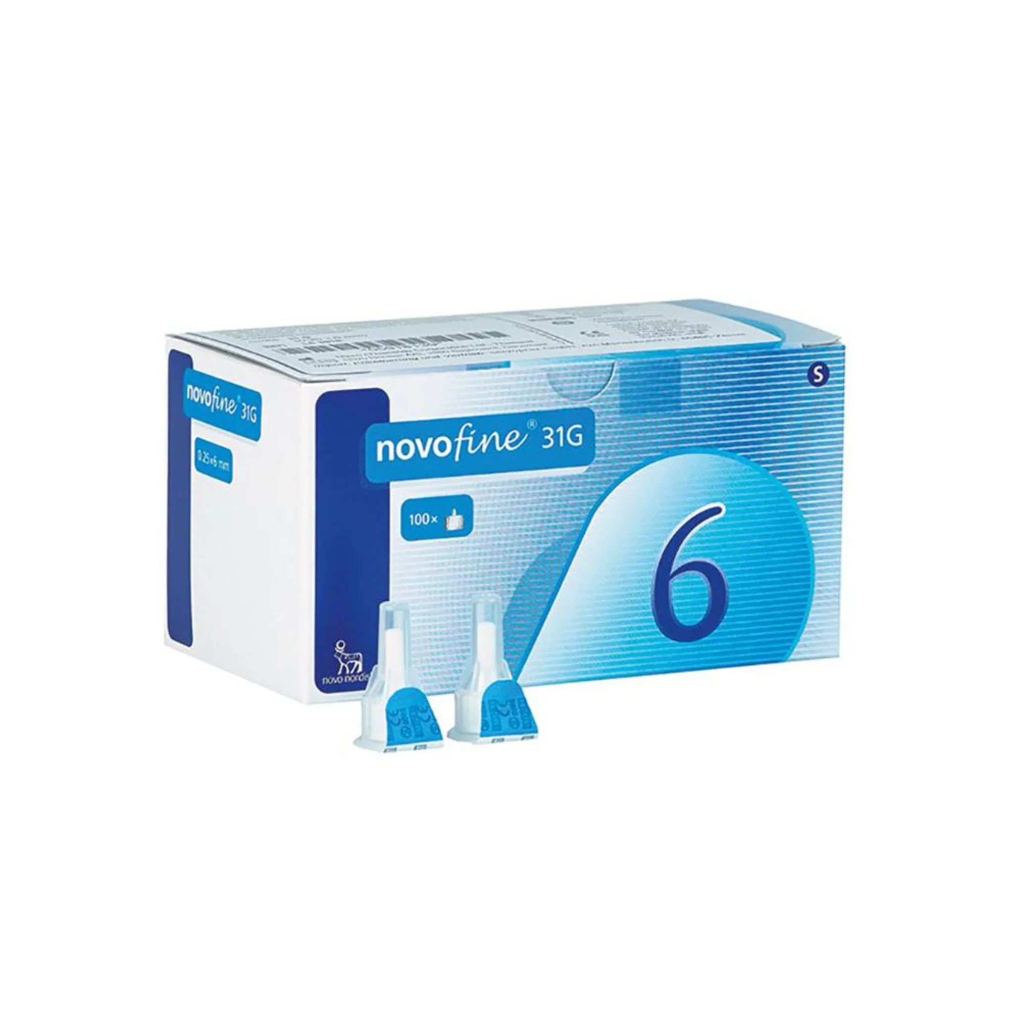 Novofine Pen Needles 31g 6mm - Pack of 100