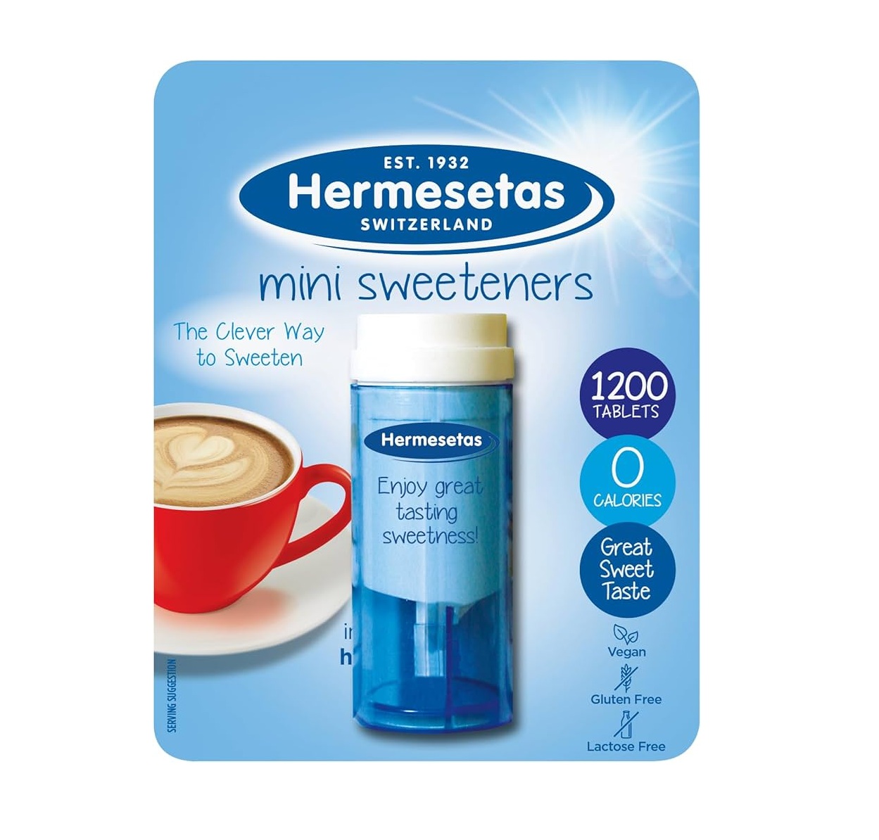 Hermesetas Mini Sweeteners - 1200 Tablets