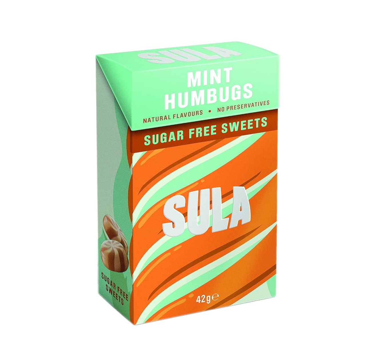 Sula Sugar Free Sweets Mint Humbug - 42g
