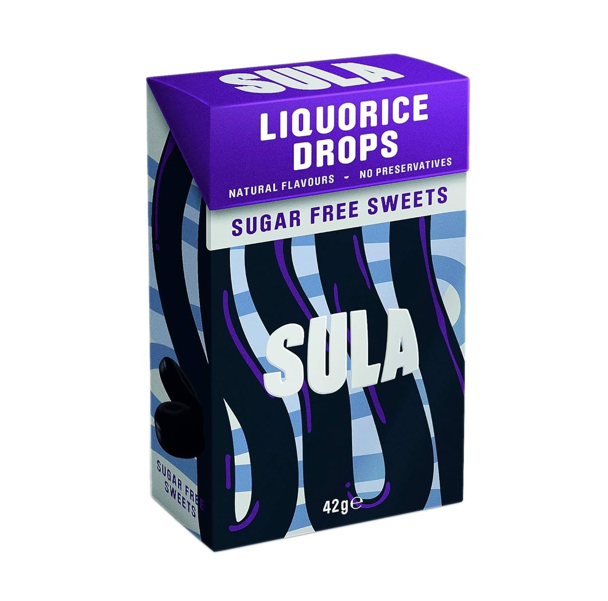 Sula Liquorice Sugar Free Sweets - 42g