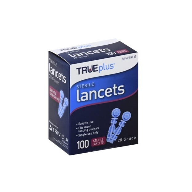 Trueplus Sterile Lancets 28 Gauge - 100 Lancets