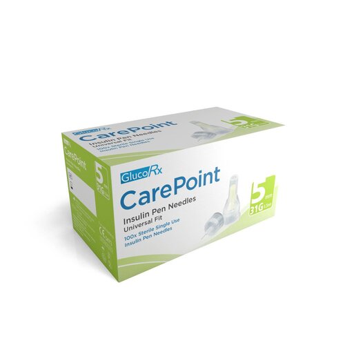 Carepoint Pen Needles - 31g 5mm - Pack of 100