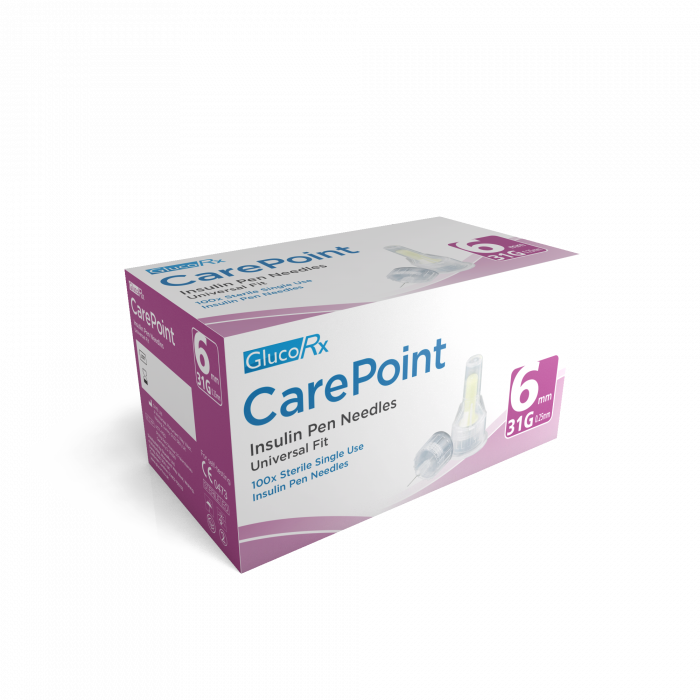 Carepoint Pen Needles - 31g 6mm - Pack of 100