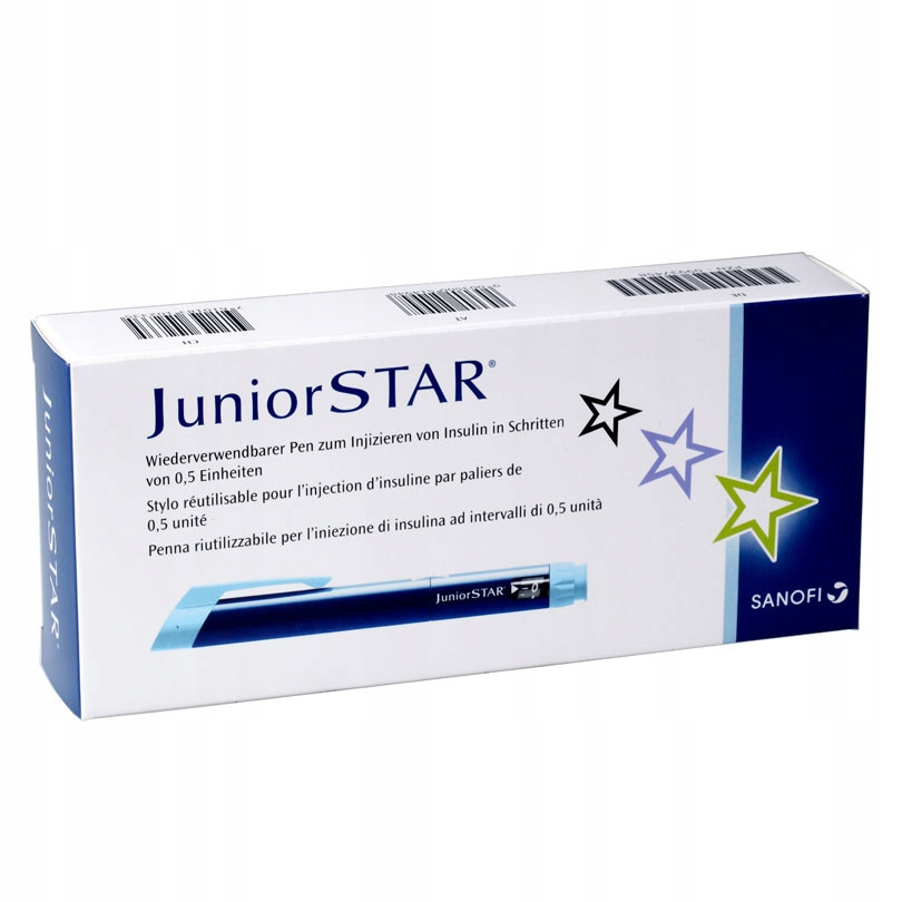 JuniorSTAR 3.0ml 0.5 Unit Insulin Pen - Blue