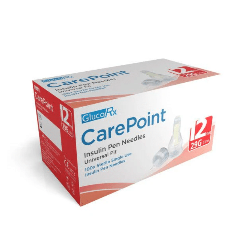 Carepoint Pen Needles - 29g 12mm - Pack of 100