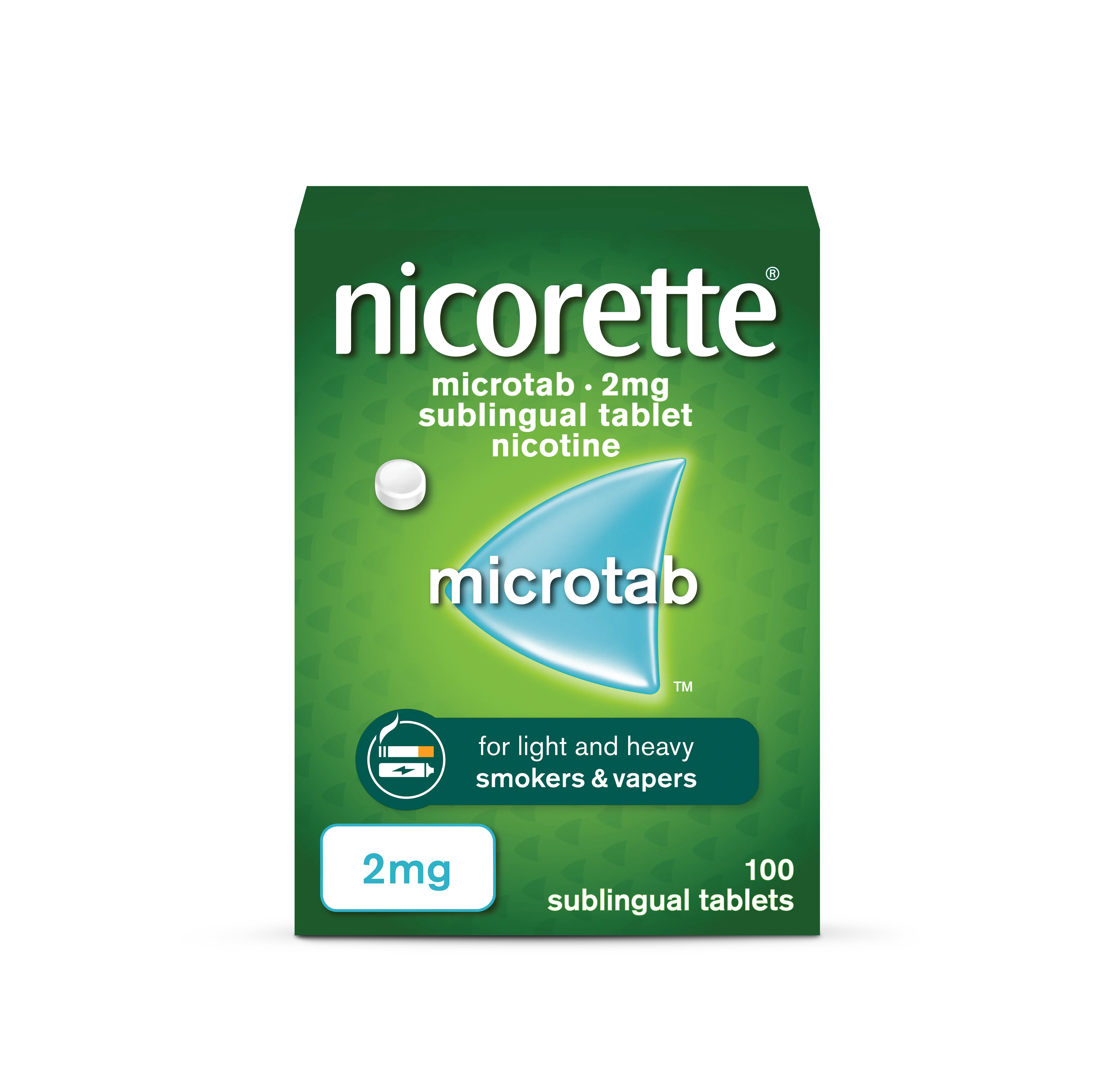 Nicorette Microtab 2mg - 100 Tablets
