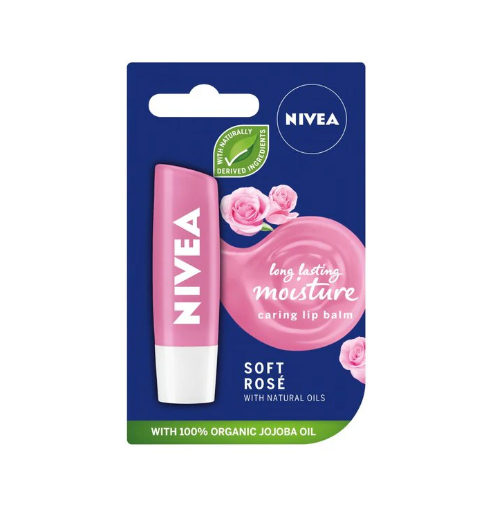 NIVEA Lip Balm Soft Rose - 4.8g