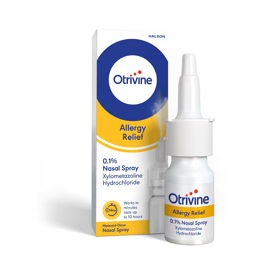 Otrivine Allergy Relief 0.1% Nasal Spray – 10ml
