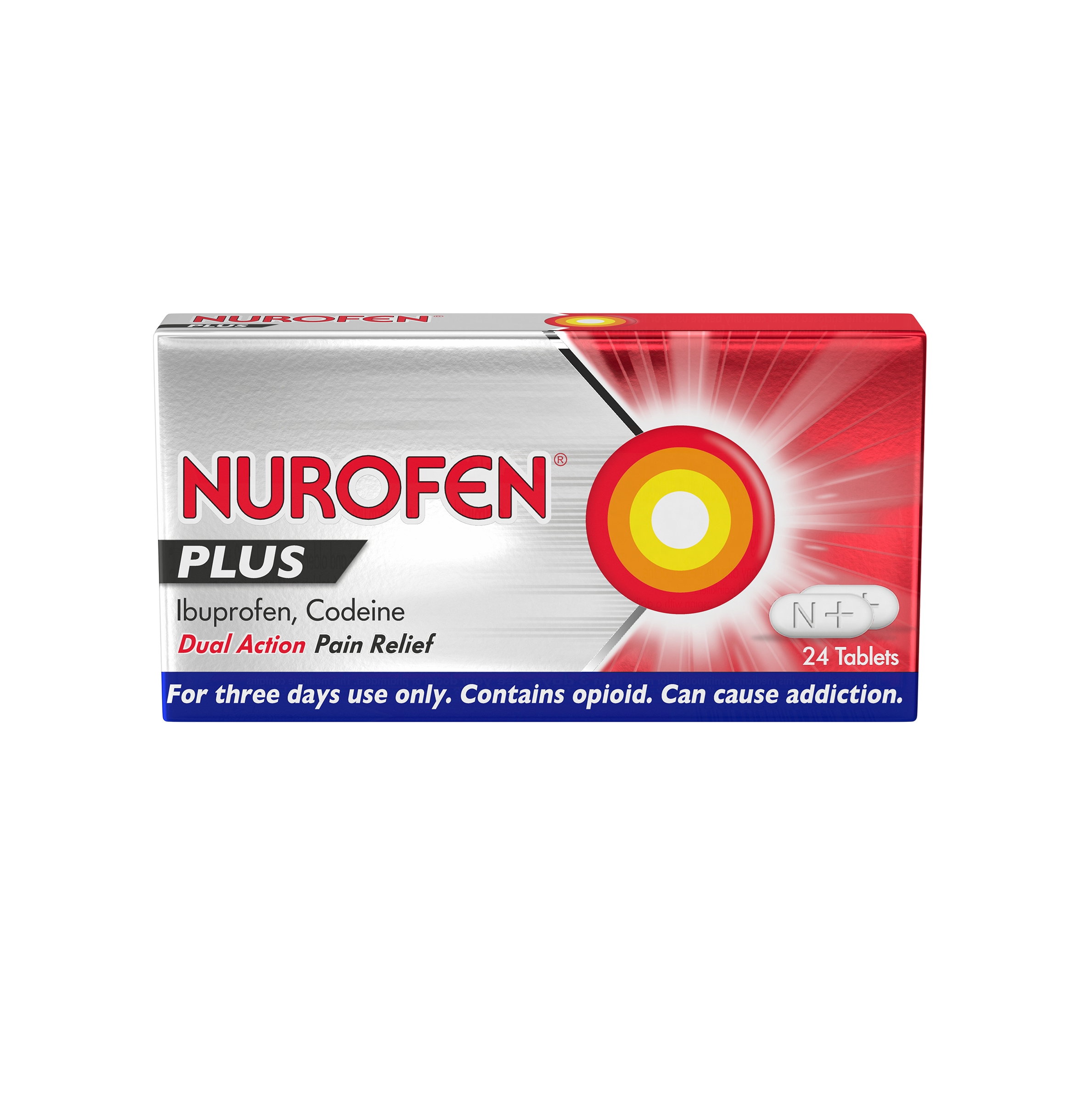 Nurofen Plus 200mg/12.8mg - 24 Tablets