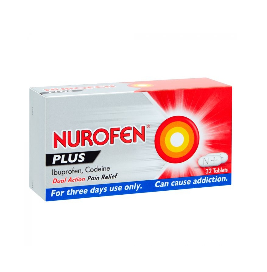Nurofen Plus 200mg/12.8mg - 32 Tablets