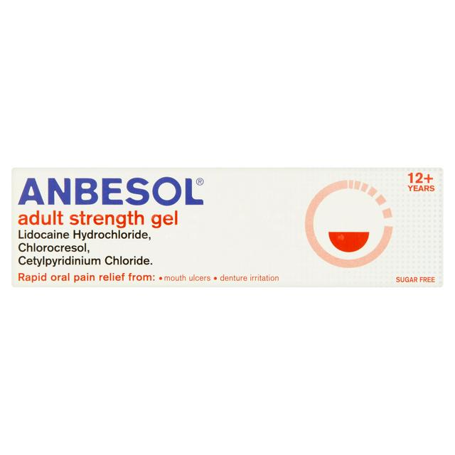 Anbesol Adult Strength Gel - 10g