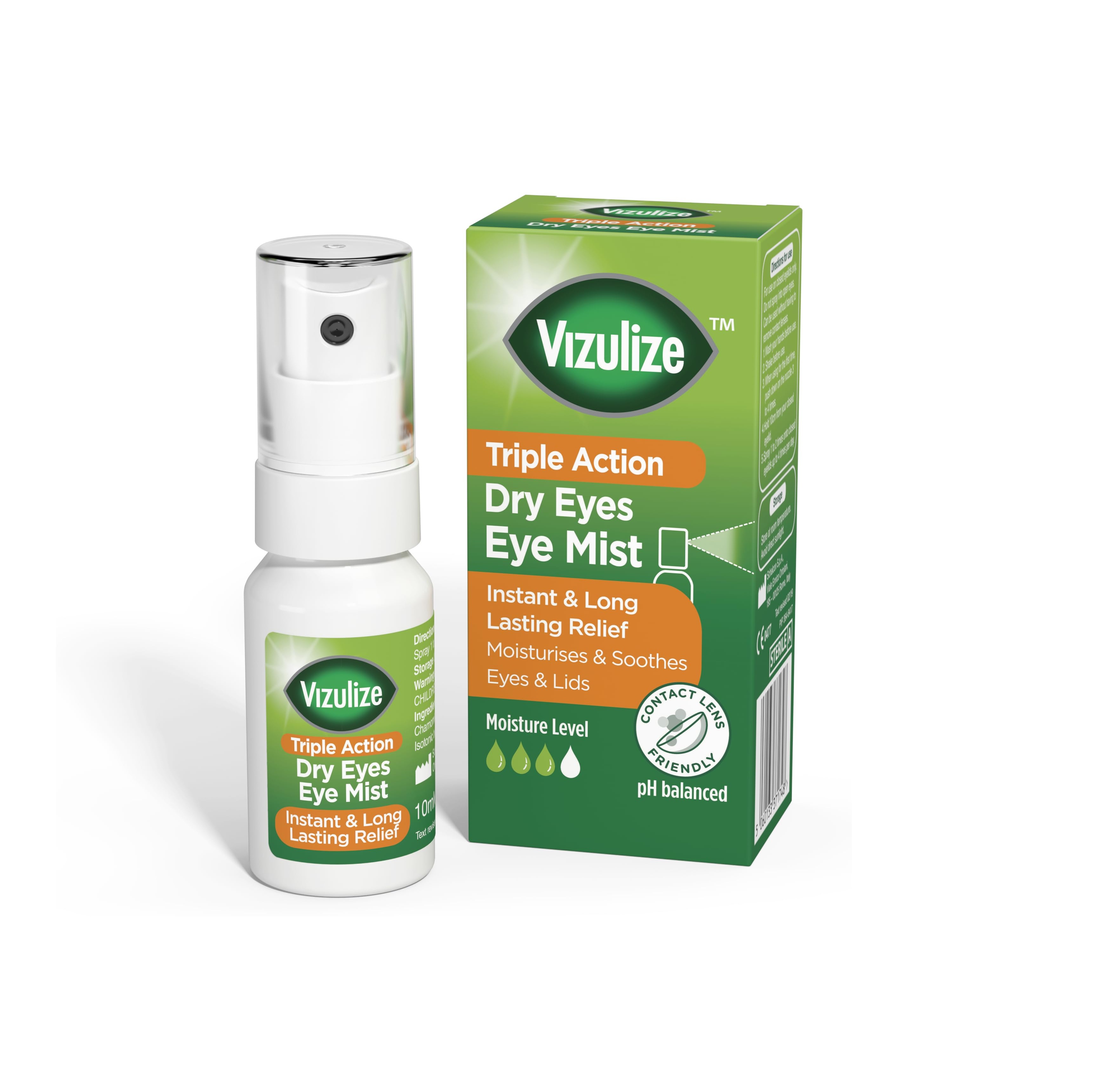 Vizulize Triple Action Dry Eyes Mist  - 10ml