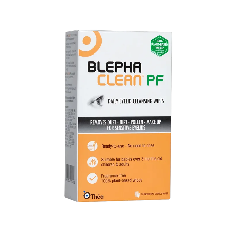 Blephaclean Sterile Eyelid Cleansing Wipes - Pack of 20