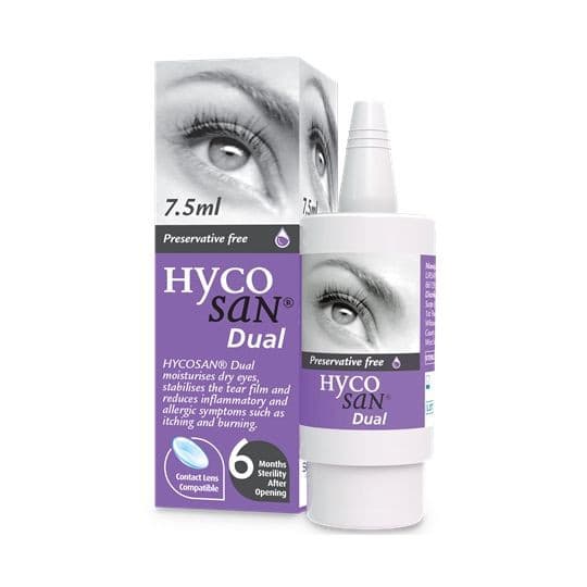 Hycosan Dual Lubricating Eye Drops - 7.5 ml