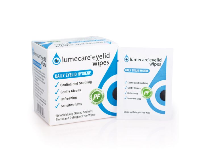 Lumecare Eyelid Wipes 2.25ml - 20 Pack