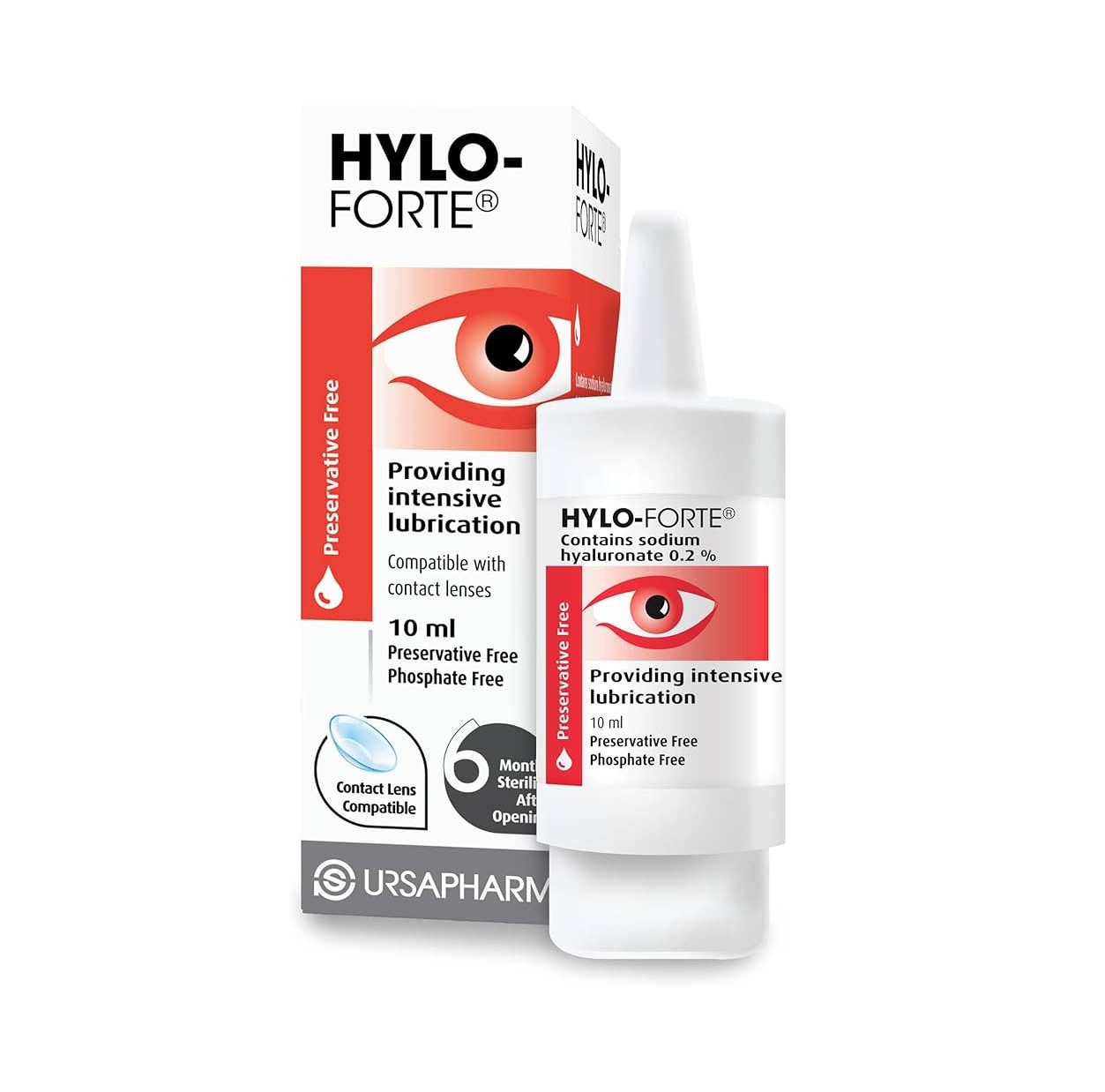 Hylo-Forte 0.2% Preservative & Phosphate Free Eye Drops - 10ml