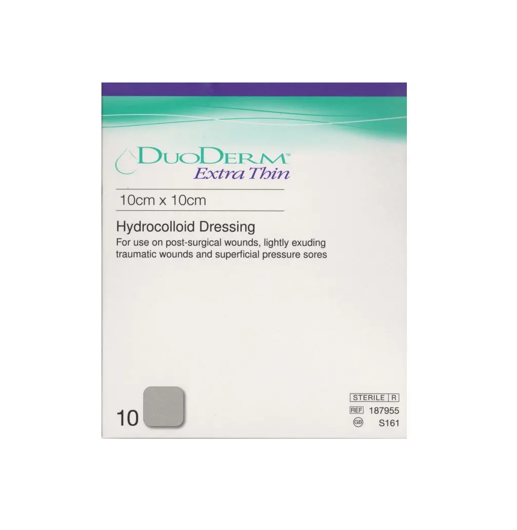 DuoDerm Extra Thin 10cm x 10cm - Pack of 10
