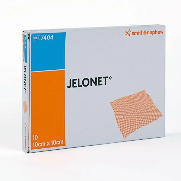 Jelonet Paraffin Gauze 10 cm x 10 cm - 10 Dressings