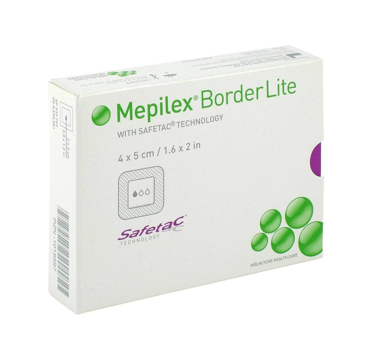Mepilex Border Comfort Lite 4 x 5 cm - 10 pcs