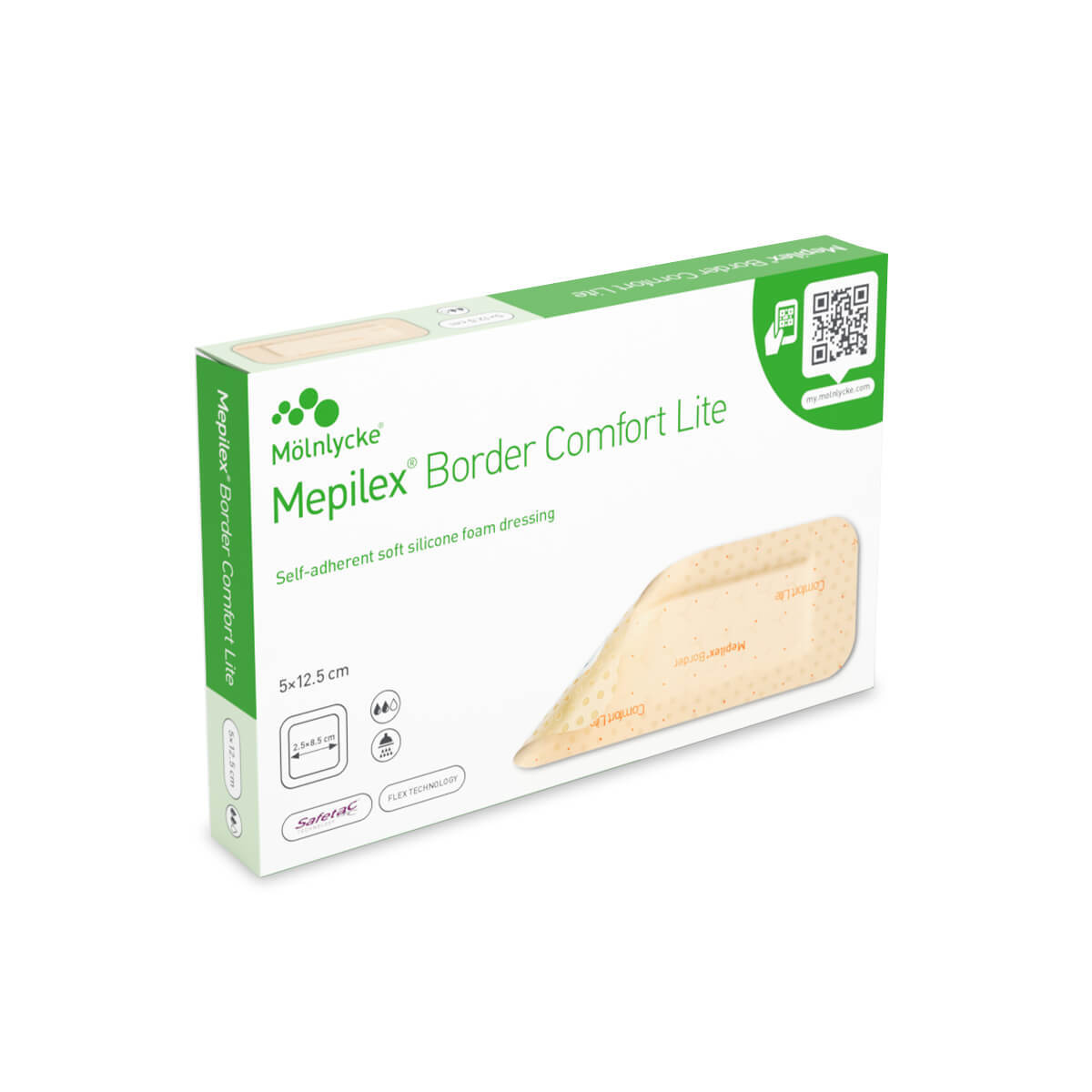 Mepilex Border Comfort Lite 5 x 12.5 cm - 10 pcs