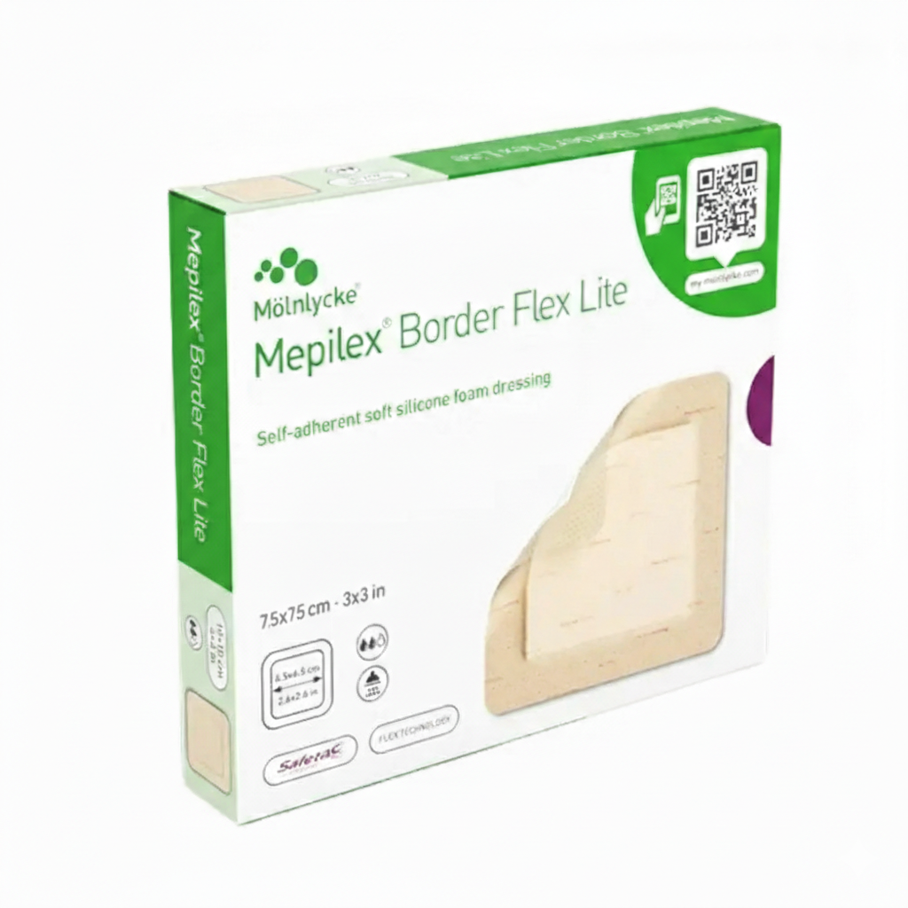 Mepilex Border Comfort Lite 7.5 x 7.5 cm - 10 pcs