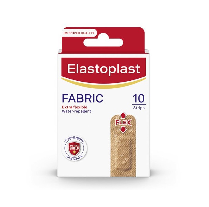 Elastoplast Flexible Fabric Plasters - 10 Strips