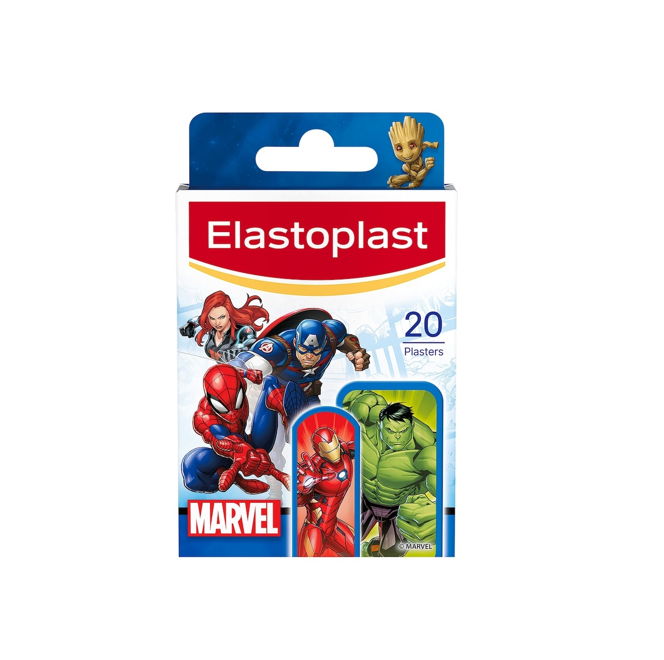 Elastoplast Kids Marvel Plasters - 20 Assorted Pack