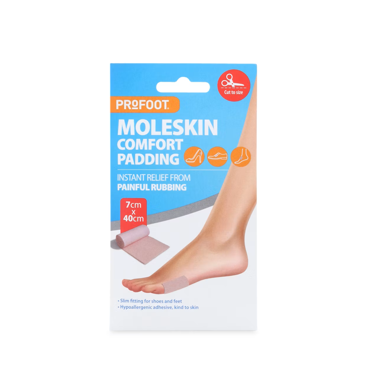 Profoot Moleskin Roll 7cm x 40cm