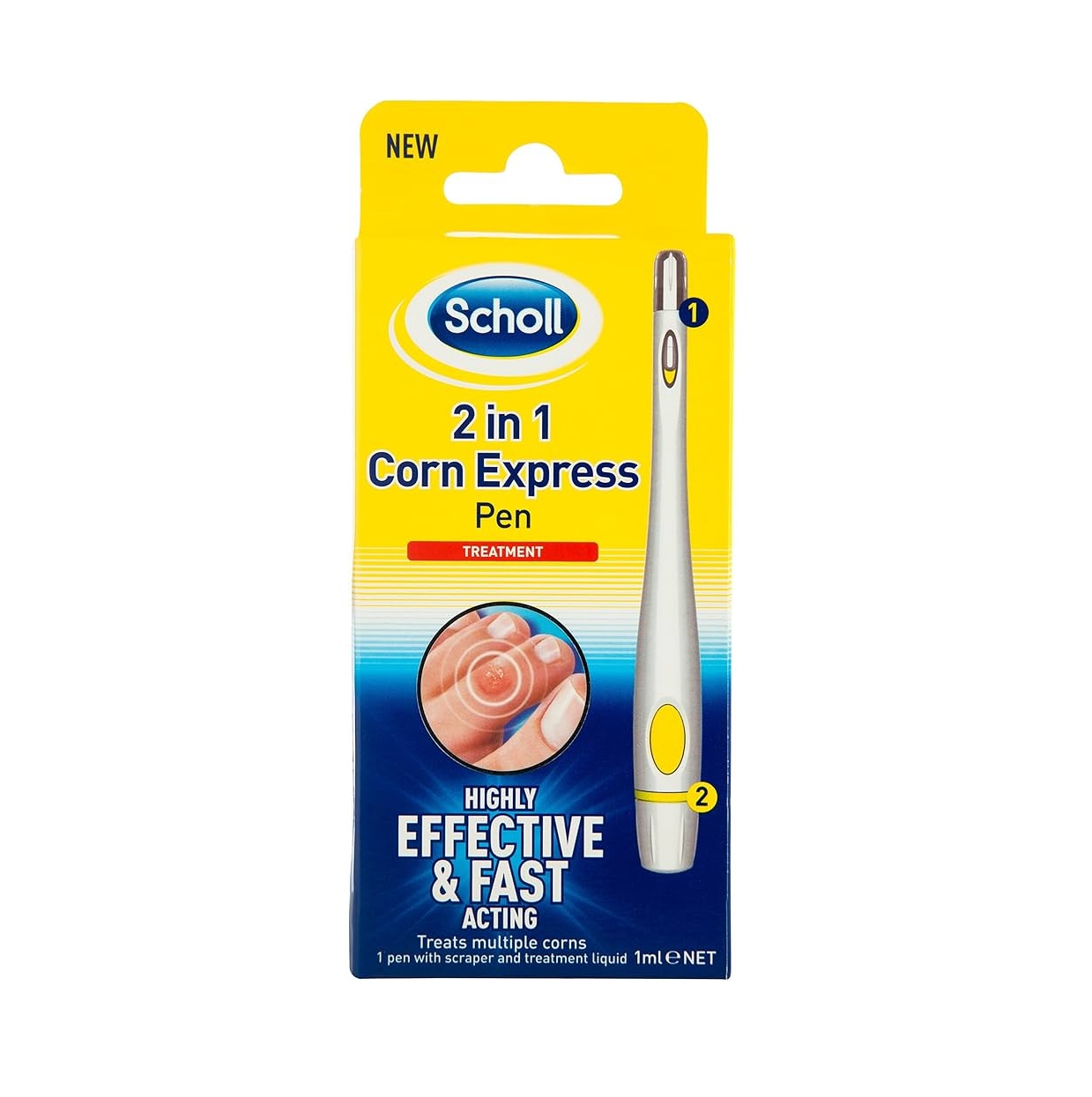 Scholl 2 in 1 Corn Express Removal Treatment Pen