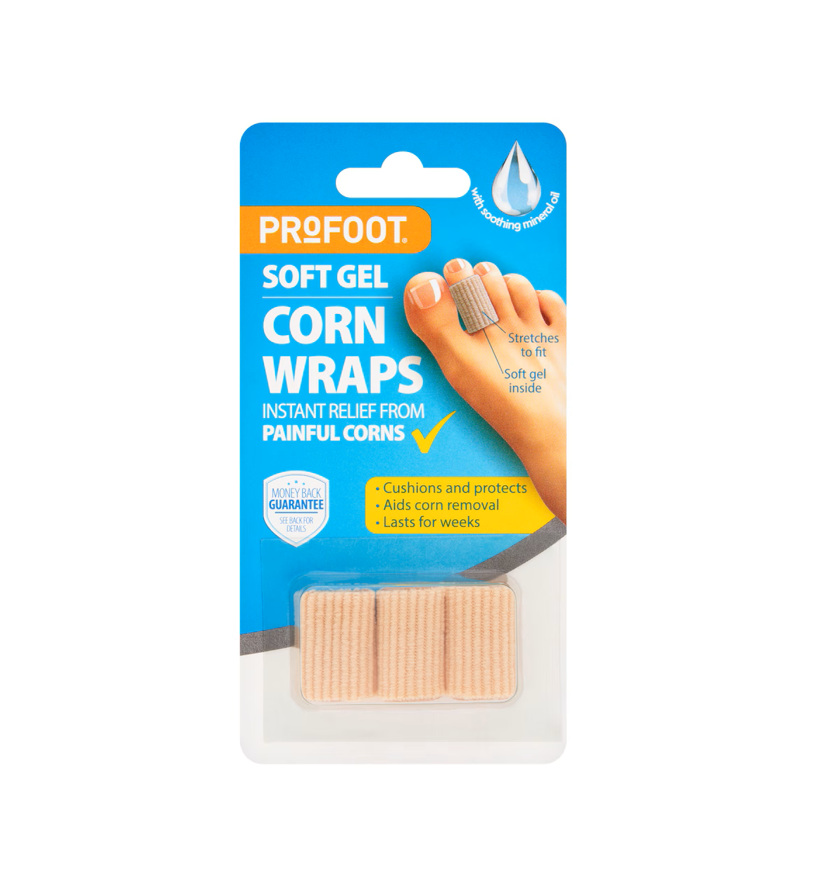 Profoot Corn Wraps - 3 Wraps