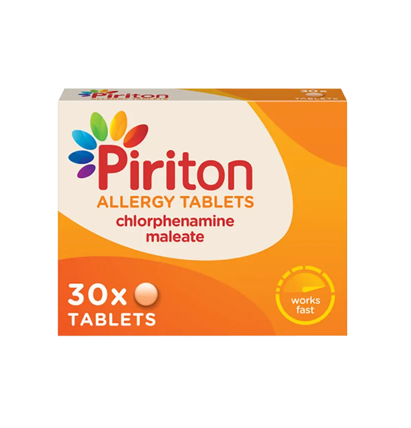 Piriton Allergy Tablets - 30 Tablets