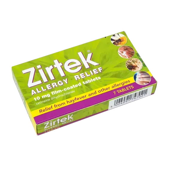 Zirtek Allergy Relief Tablets - 21 Tablets