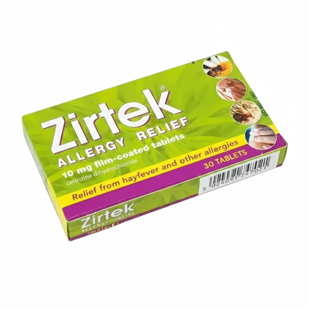 Zirtek Allergy Relief - 30 Tablets