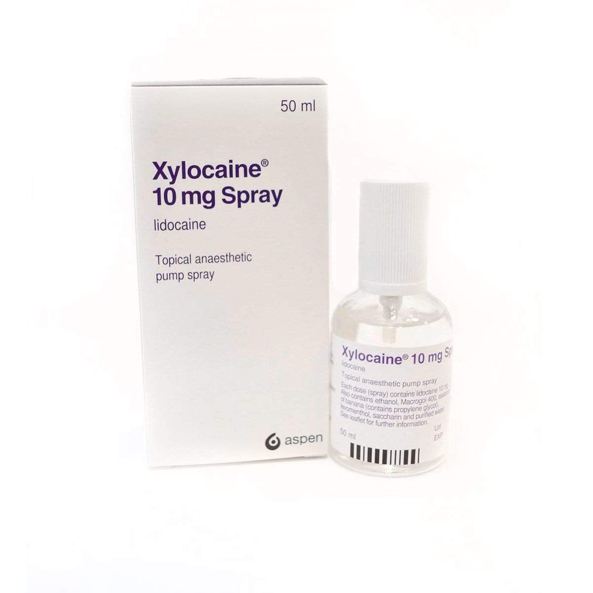 Xylocaine 10mg Anaesthetic Spray - 50ml