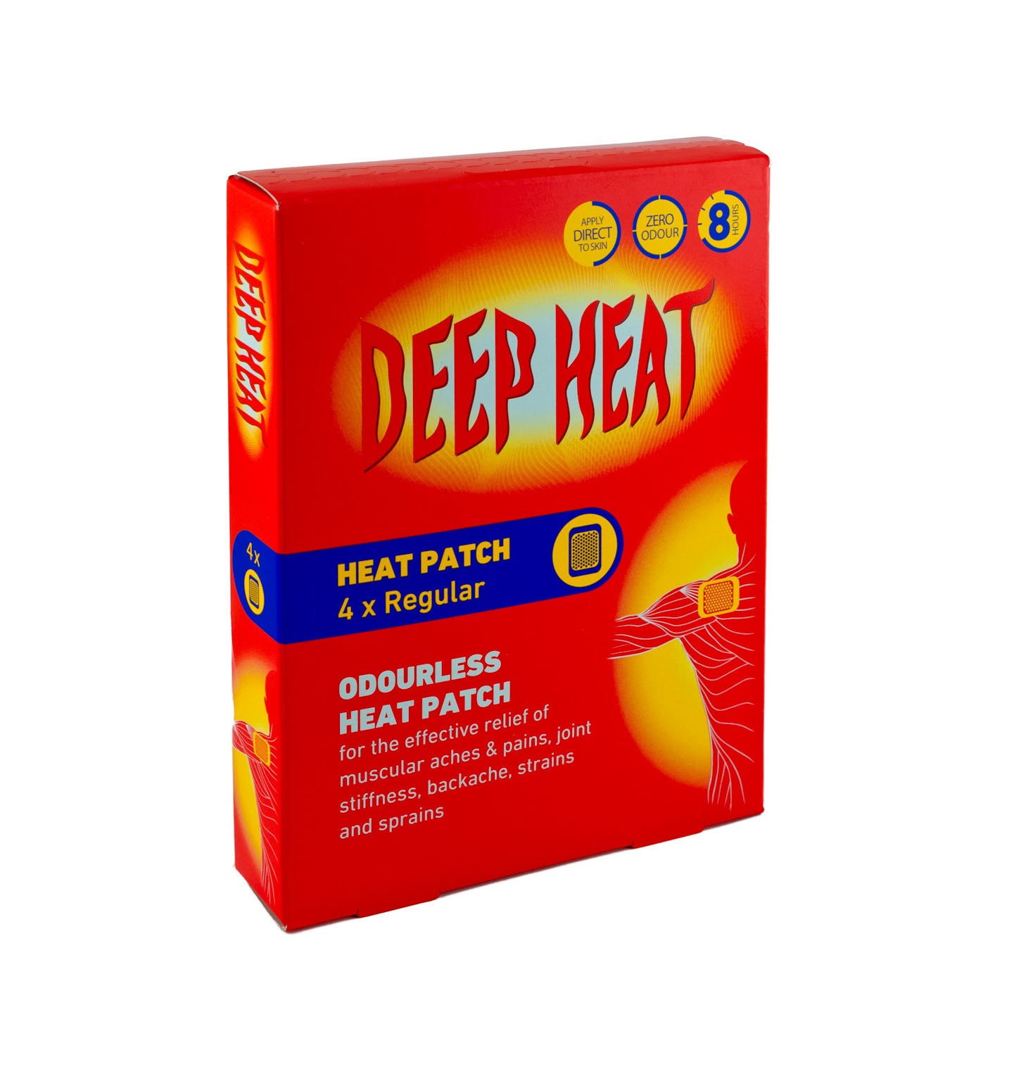 Deep Heat Patches - 4 Patches