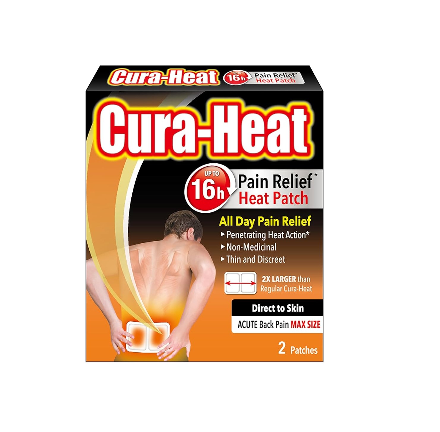 Cura-Heat Max Size - 2 Patches