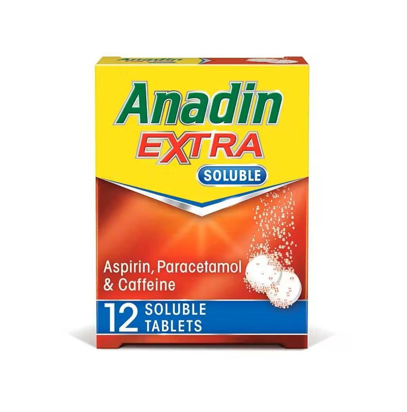Anadin Extra Soluble Tablets - 12 Tablets