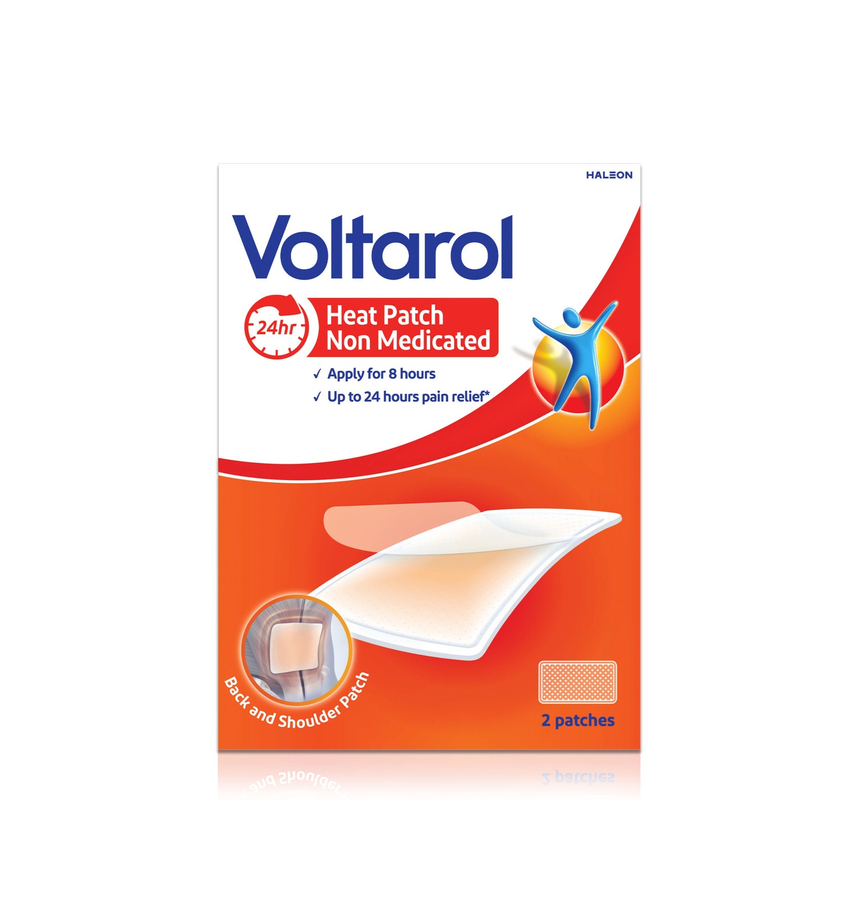 Voltarol Heat Patch Non Medicated Pain Relief - 2 Patches