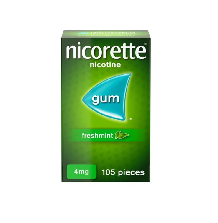 Nicorette Freshmint Gum 4mg - 105 Pieces