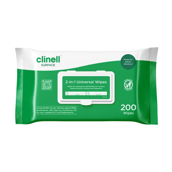 Clinell Universal Wipes - Pack of 200
