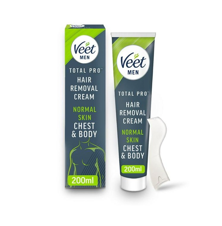 Veet Meen Total Pro Hair Removal Cream - 200ml