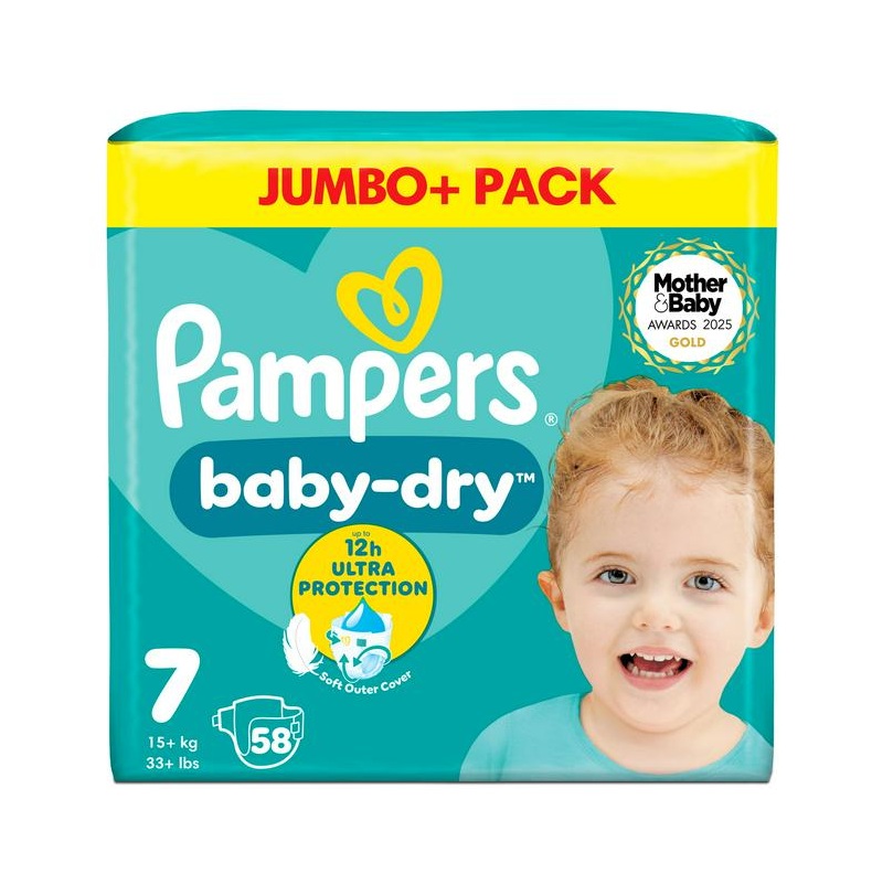 Pampers® Baby-Dry Nappies - Size 7